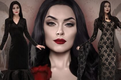 morticia addams costume